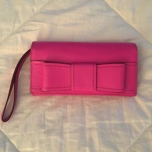 PRICE LOWERED KATE SPADE bow wallet/clutch